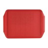 Bandeja con asas Roltex 435x305mm roja cw018