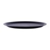 Bandeja Roltex Blackline redonda 310()mm antideslizante negra da770