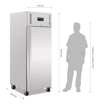 Congelador Gastronorm de uso intensivo 1 puerta Polar 650L u633