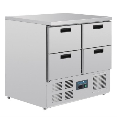 Refrigerador mostrador compacto 4 puertas 240L Polar u638