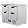 Refrigerador mostrador compacto 4 puertas 240L Polar u638