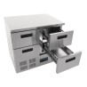 Refrigerador mostrador compacto 4 puertas 240L Polar u638
