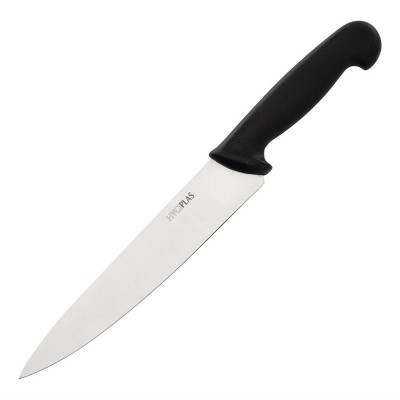 Cuchillo de cocina negro 21.5cm Hygiplas c265