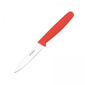 Cuchillo pelador rojo 7.5cm Hygiplas c542
