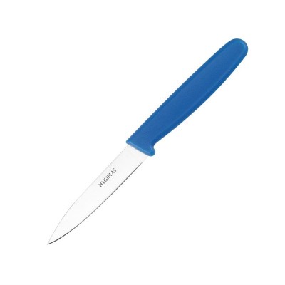 Cuchillo pelador azul 7.5cm Hygiplas c544