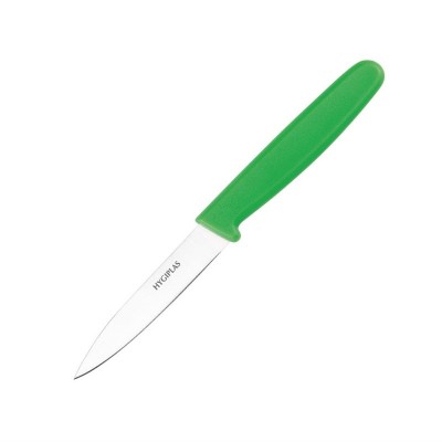 Cuchillo pelador verde 7.5cm Hygiplas c545