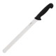 Cuchillo rebanador hoja dentada negro 30.5cm Hygiplas c580