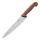 Cuchillo de cocina marron 21.5cm Hygiplas c842