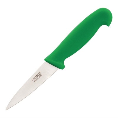 Cuchillo pelador verde 9cm Hygiplas c866