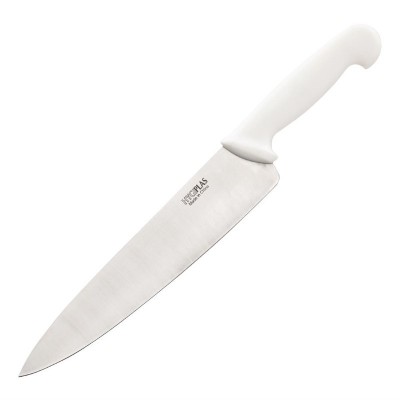 Cuchillo de cocina blanco 25.5cm Hygiplas c879