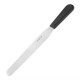 Cuchillo paleta hoja recta negro 25.5cm Hygiplas d406