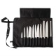 Bolsa textil enrollable para cuchillos negra y tira 11 ranuras Dick gd796
