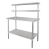 Mesas de acero inox 1200x 600mm Vogue cc359