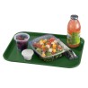 Bandeja rectangular de comida rapida verde Cambro de 300x410mm de313