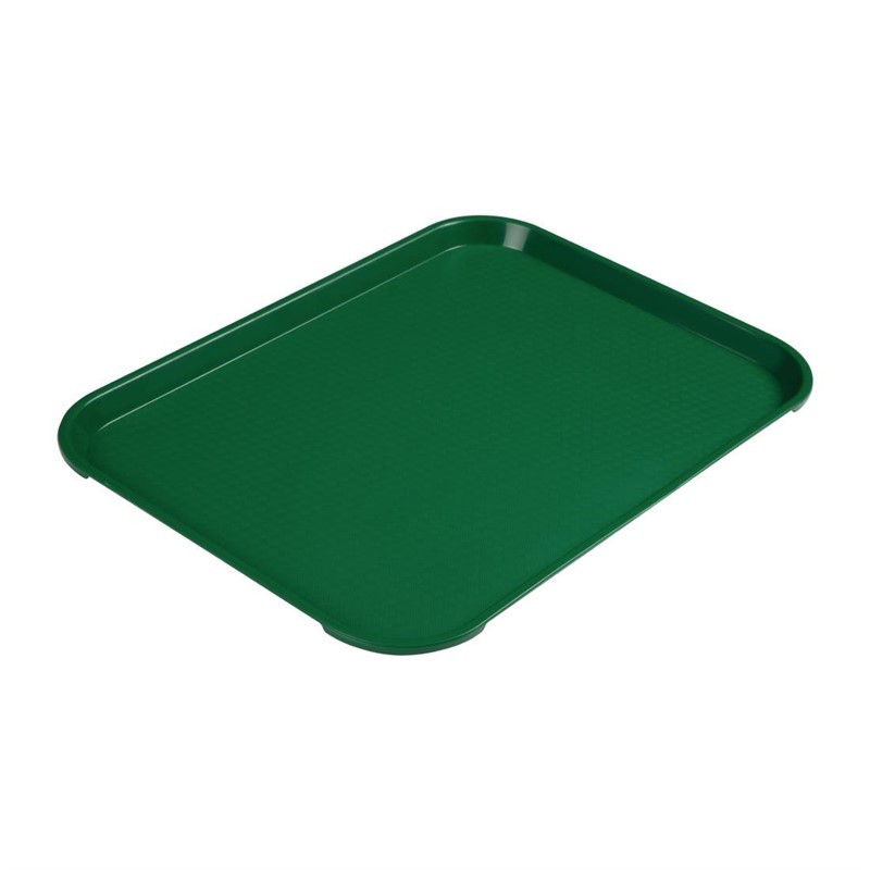 Bandeja de Plástico Rectangular Verde