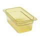 Cubeta para alimentos calientes Cambro de policarbonato GN-1/4 100mm dw490