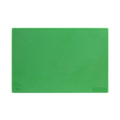 Tabla de cortar Hygiplas de baja densidad antibacteriana verde 450x300x12mm hc858