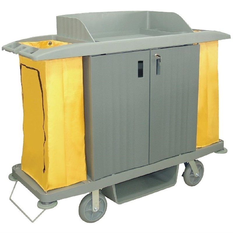 Carrito de limpieza con puertas Bolero dl012