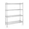 Estanteria modular 4 niveles 1525 x 460mm Vogue l929