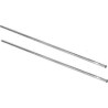 Postes verticales cromados 1270mm Vogue. 2 ud. u887