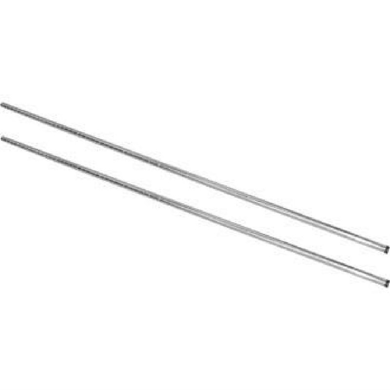 Postes verticales cromados Vogue. 2 ud. u888