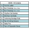 Kit para quemaduras mediana cb250