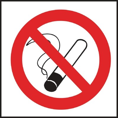 Cartel Prohibido fumar l964