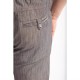 Pantalon para chef Cherfworks Urban 257 negro/blanco de raya fina Talla L bb300-l