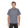 Casaca Chefworks Springfield ligera S/S con cremallera color azul tinta Talla S bb267-s