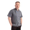 Casaca Chefworks Springfield ligera S/S con cremallera color azul tinta Talla XL bb267-xl