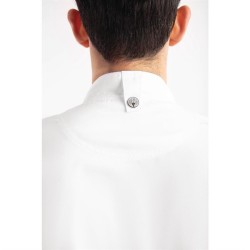 Casaca Chefworks Hartford ligera L/S con cremallera color blanco Talla XL bb264-xl