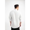 Casaca Chefworks Hartford ligera L/S con cremallera color blanco Talla XL bb264-xl