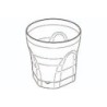 Vaso con adaptador dispensador cerveza Triton Classic