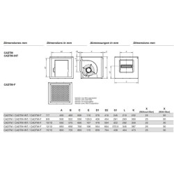 Caja ventilacion para extraccion