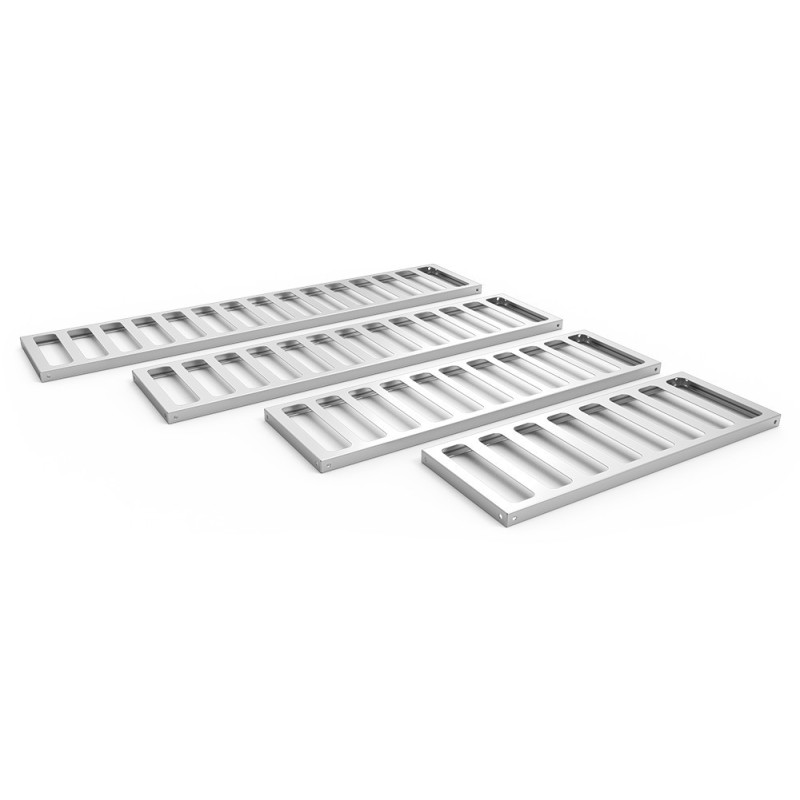 Estante inox para almacenaje de vino