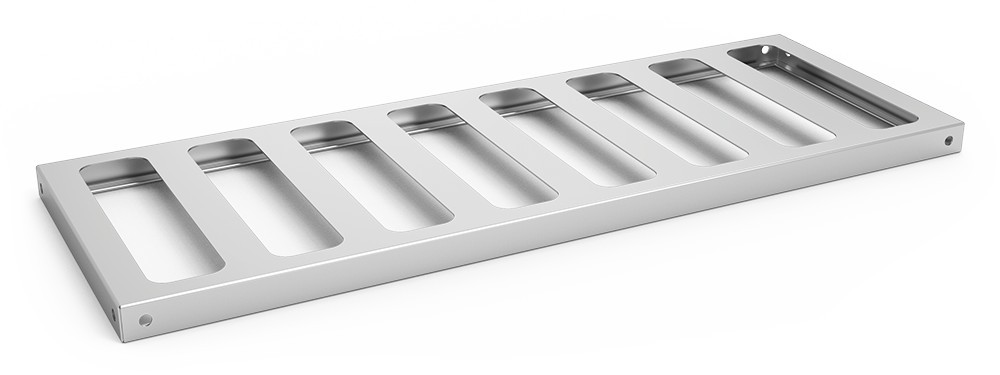 Estante inox para almacenaje de vino