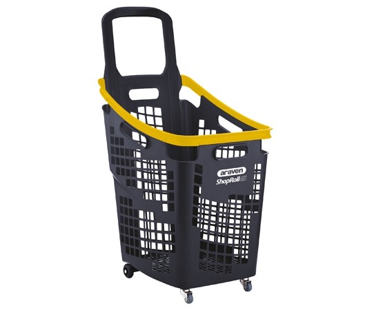 CESTA COMPRA 4 RUEDAS SHOP & ROLL 65 L