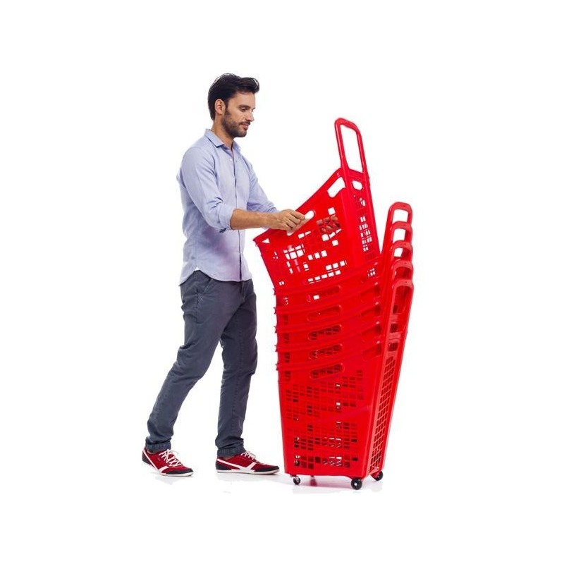 Cesta SHOP & ROLL 65 litros. 12 ud