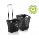 20 ud. Cesta SHOP & ROLL Reciclada negra