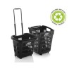 20 ud. Cesta SHOP & ROLL Reciclada negra