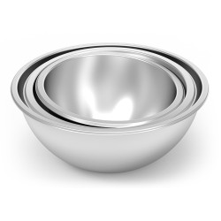 Bowl de acero inoxidable 260, 300 o 360 mm