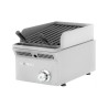Barbacoa gas acero negro. MAINHO ECOLINE  1, 2 y 3 quemadores. 
