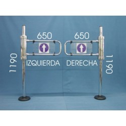 BANDEROLA ACCESO CROMADA