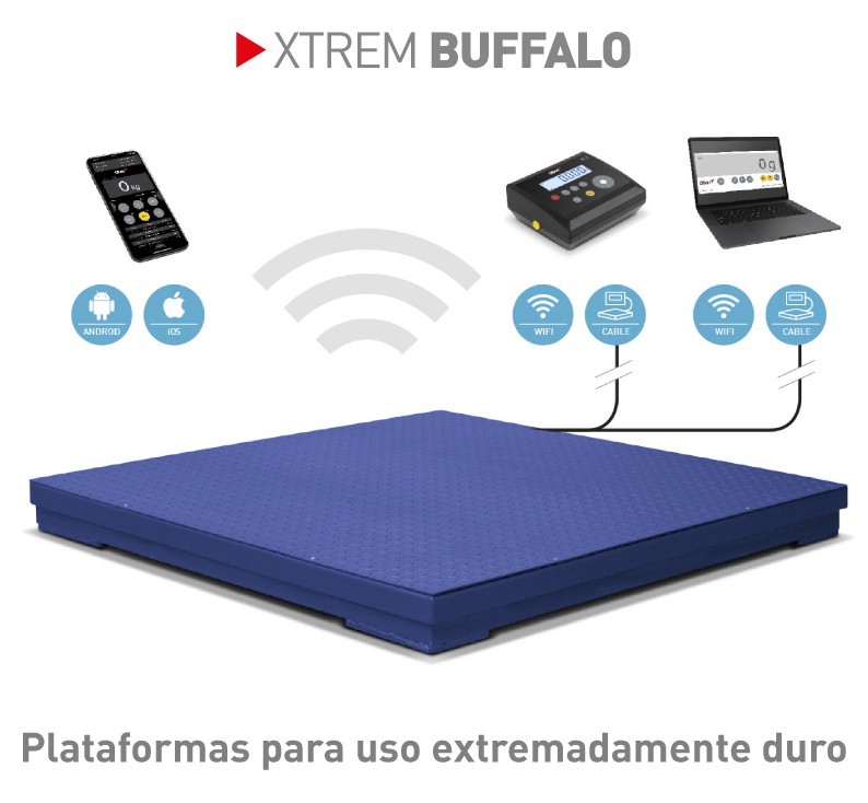Plataforma pesaje XTREM BUFFALO para uso extremadamente duro
