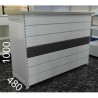 Mostrador mixto metal y madera