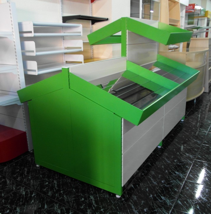 Mostrador góndola fruta