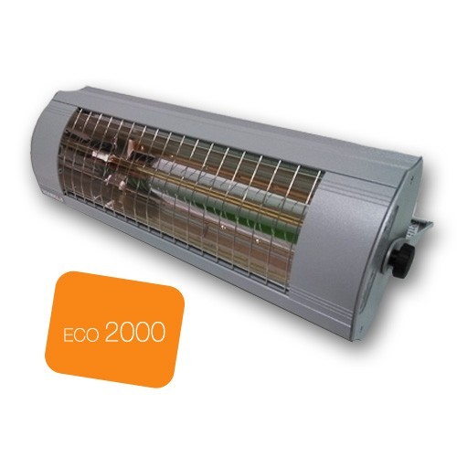  Calefactor estufa infrarrojos Solamagic 2000  watios blanco/antraciata