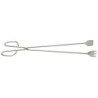 Pinza inox para barbacoa 440x90x40 mm.