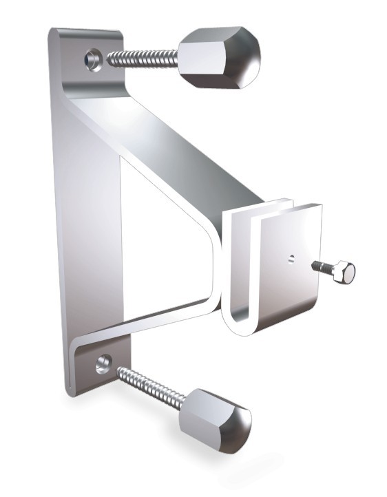 Soporte pletina puente CON trasera. Inoxidable