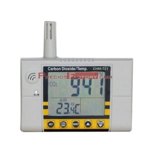 Medidor CO2 y temperatura, CHM-721